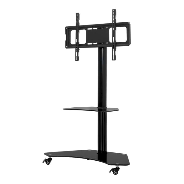 Artiss Floor TV Stand Brakcket Mount Swivel Height Adjustable 32 to 70 Inch Black Artiss