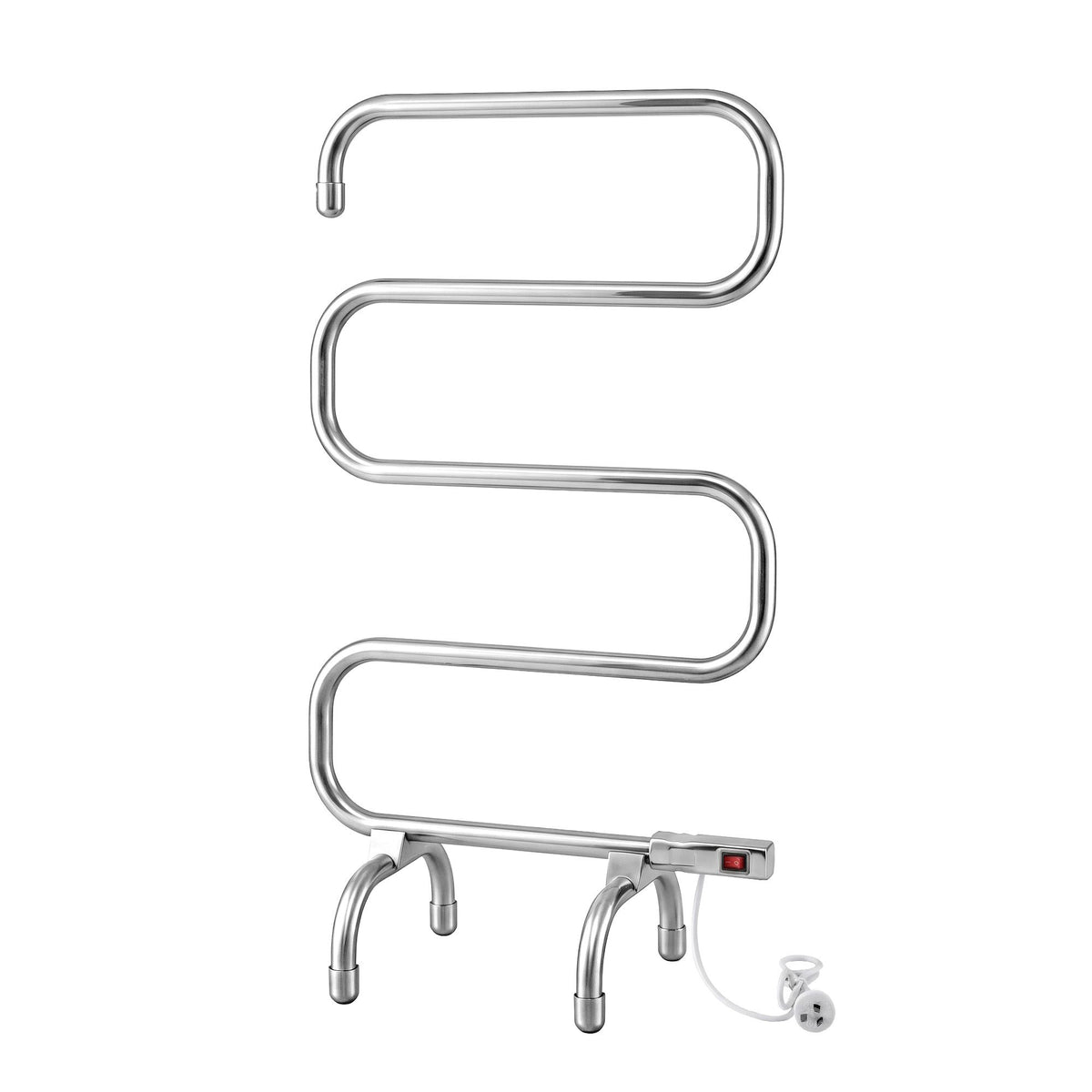 Devanti Electric Heated Towel Rail Rack 5 Bars Freestanding Clothes Dry Warmer Awezingly