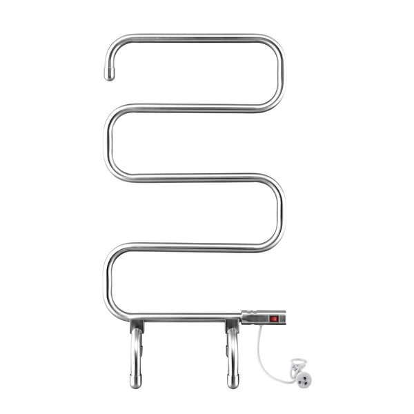 Devanti Electric Heated Towel Rail Rack 5 Bars Freestanding Clothes Dry Warmer Awezingly