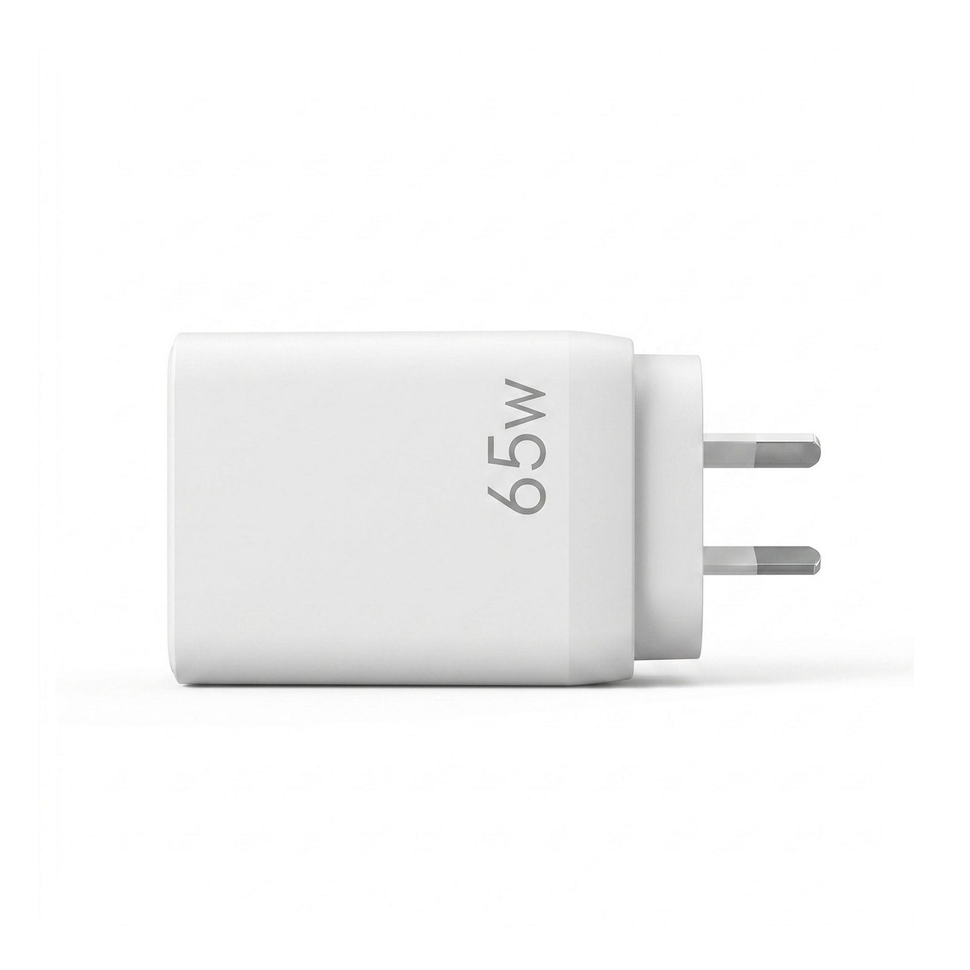 Devanti USB C Charger 65W Fast Charger 3 Port PD Wall Adapter White Awezingly