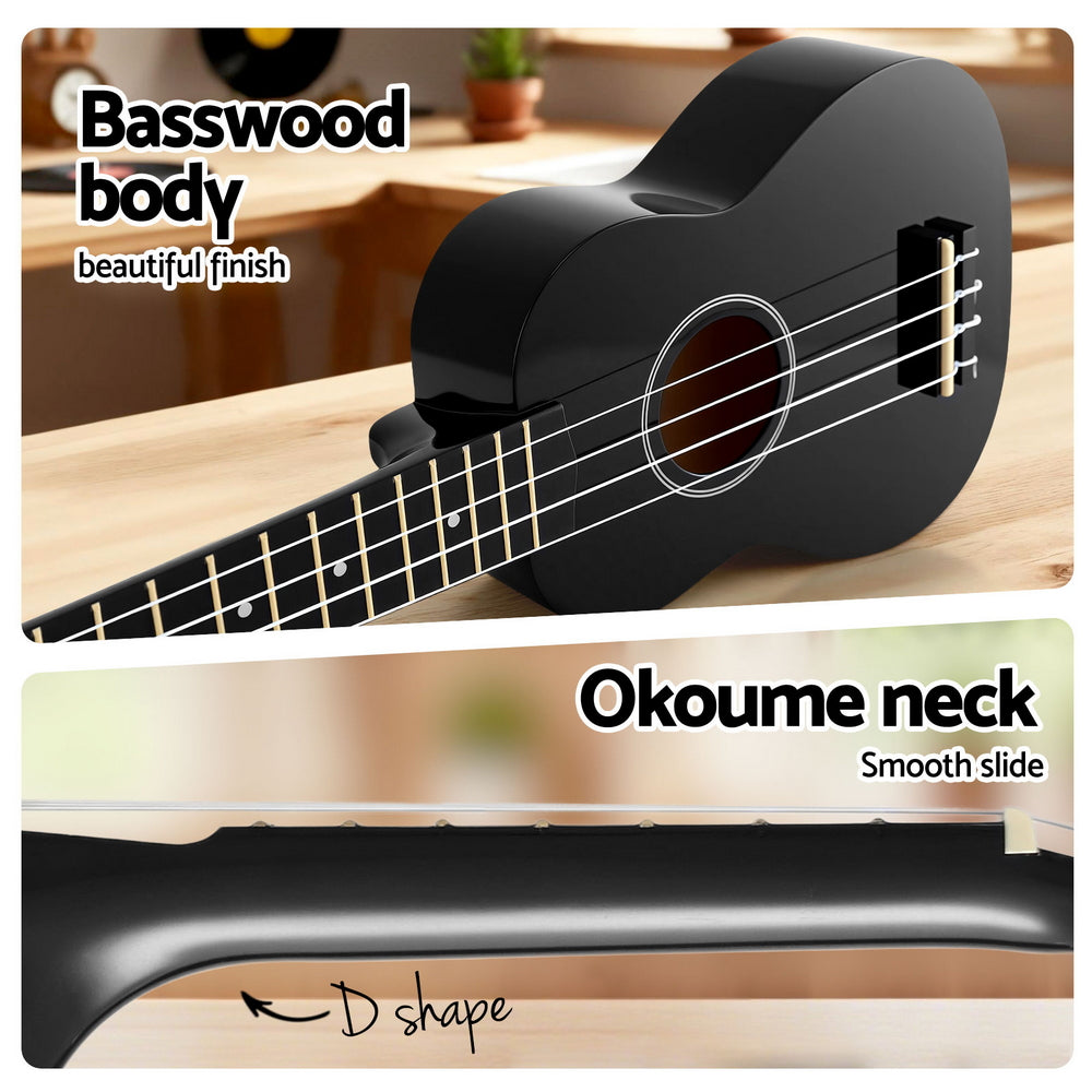 Alpha Ukulele 21 Inch Basswood Beginner Awezingly