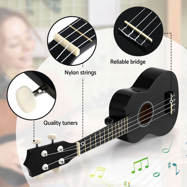 Alpha Ukulele 21 Inch Basswood Beginner Awezingly