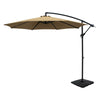 Instahut 3m Umbrella w/Base Outdoor Cantilever Beach Garden Patio Parasol Beige
