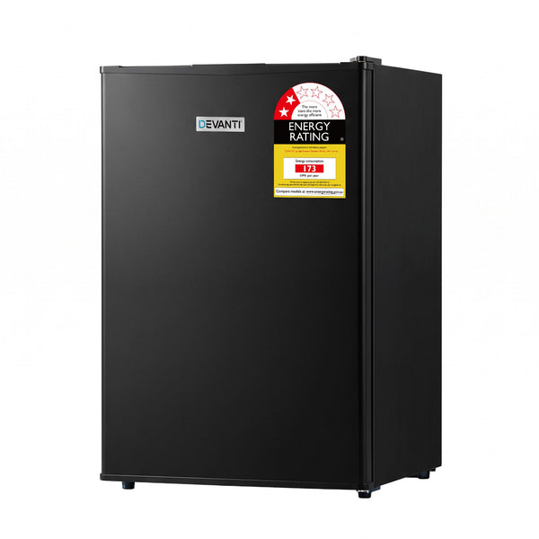 Devanti 42L Upright Freezer Fridge Black Awezingly