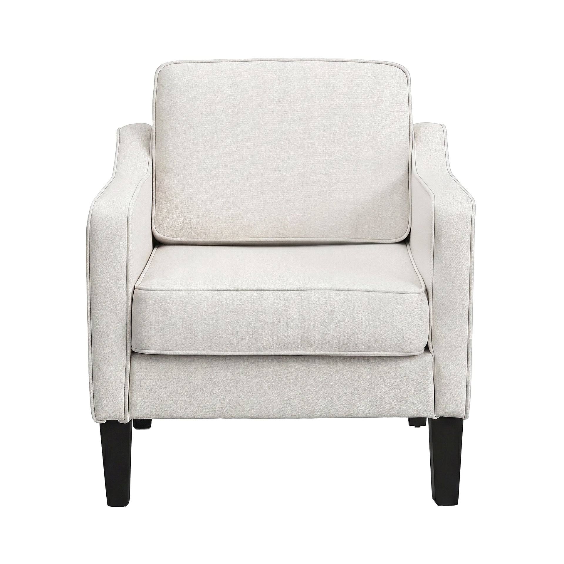 Artiss Armchair Lounge Accent Chair Linen Fabric Beige Awezingly