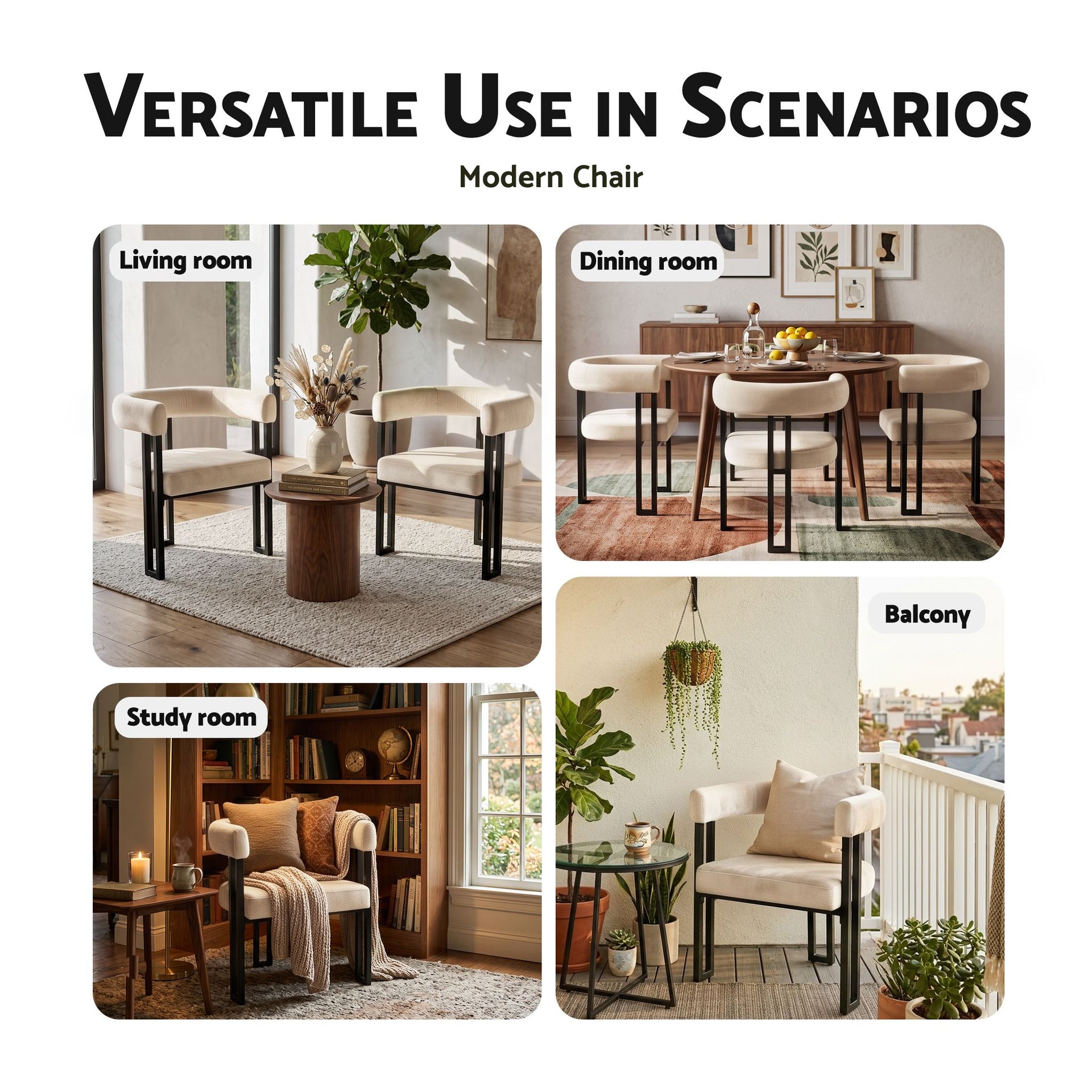 Artiss Dining Chairs Set of 2 Velvet Upholstered Barrel Chairs with Curved Armrests & Back Beige Awezingly