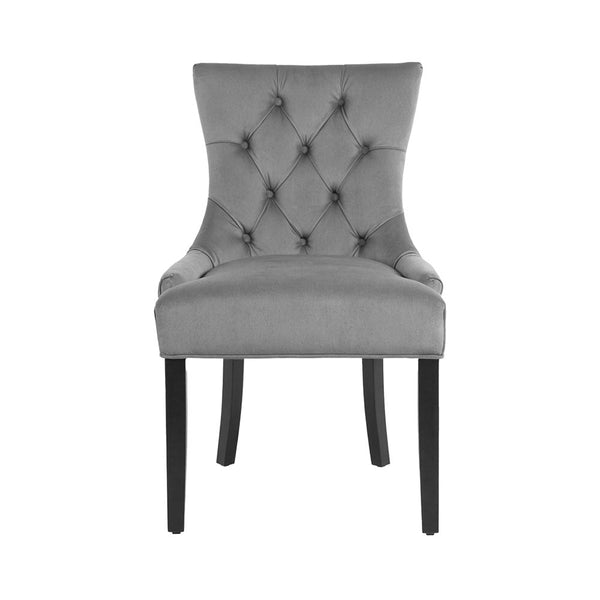Artiss Dining Chairs Set of 4 Velvet French Provincial Grey Artiss