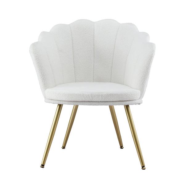 Artiss Armchair Teddy Fleece White Callista Awezingly
