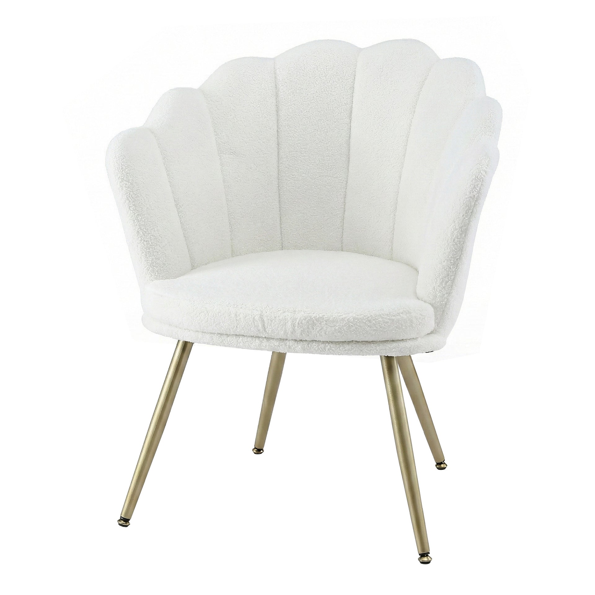 Artiss Armchair Teddy Fleece White Callista Awezingly