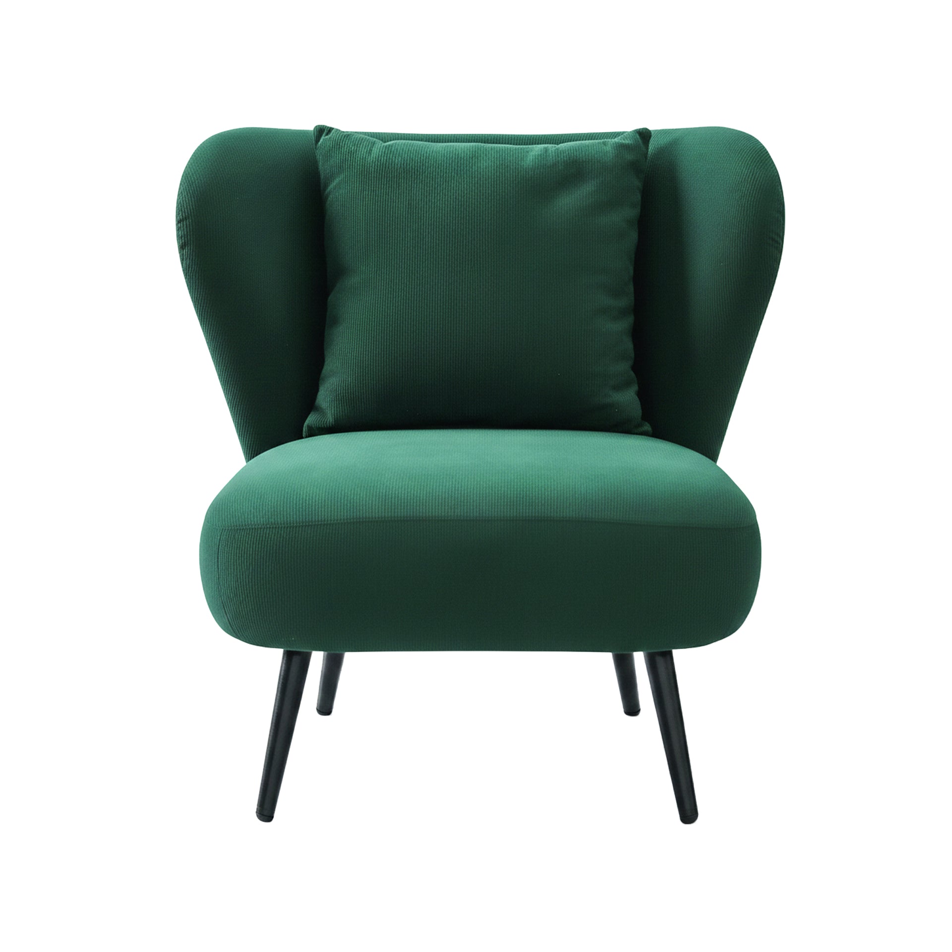 Artiss Armchair Accent Chair Lounge Tub Sofa Couch Corduroy Velvet Green Awezingly