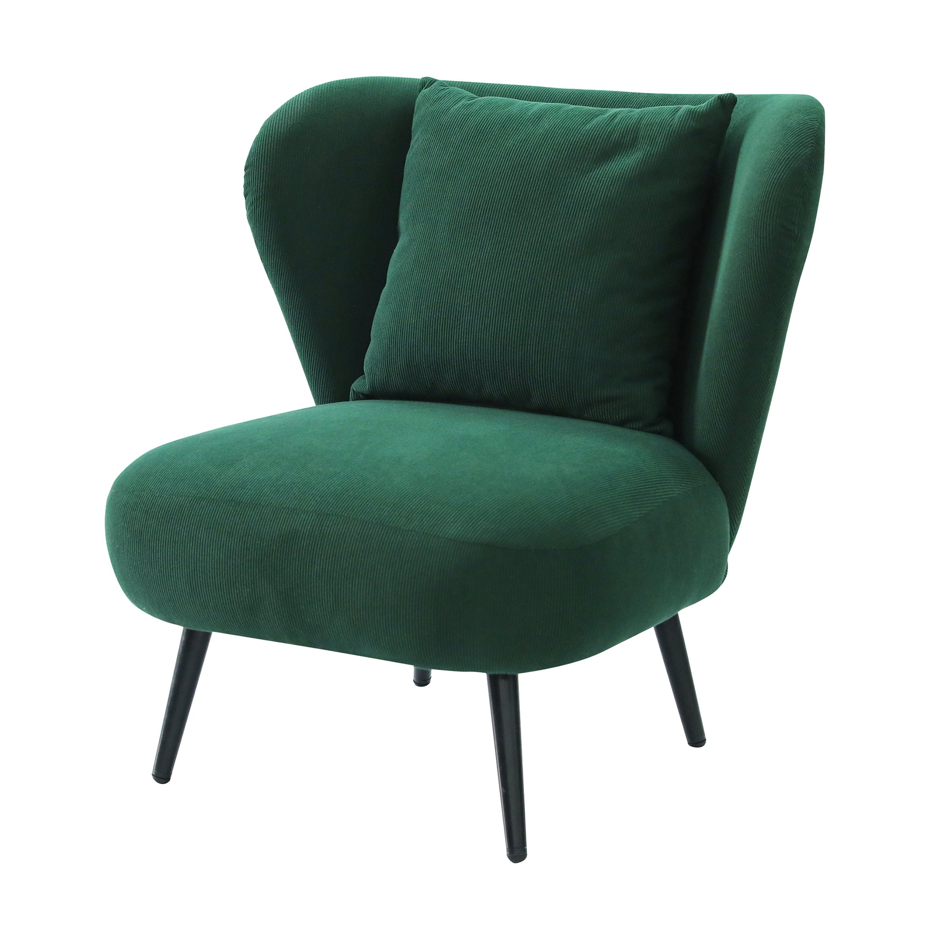 Artiss Armchair Accent Chair Lounge Tub Sofa Couch Corduroy Velvet Green Awezingly