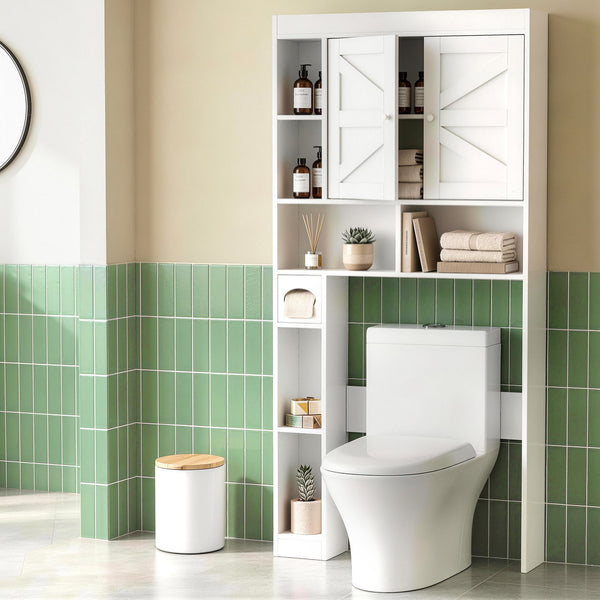 Artiss Bathroom Storage Cabinet Over The Toilet Organiser Laundry Shelf Holder Awezingly