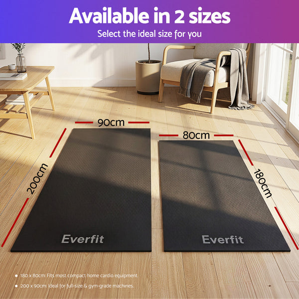 Everfit Exercise Equipment Mat Treadmill Floor Rug Home Gym Fitness Yoga 1.8M Awezingly