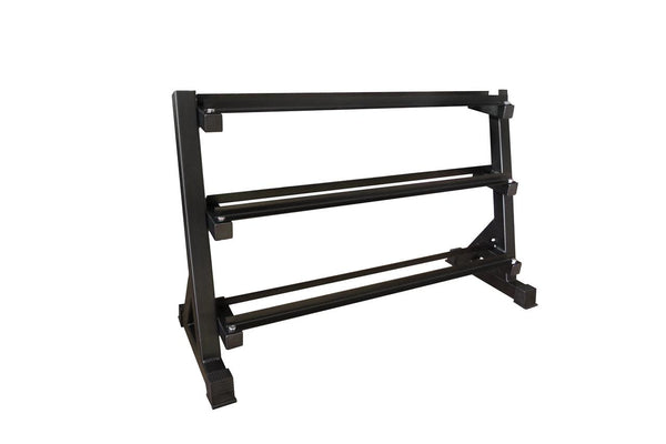 Curve Fitness Three-Tier Dumbbell Rack (130cm wide) Awezingly