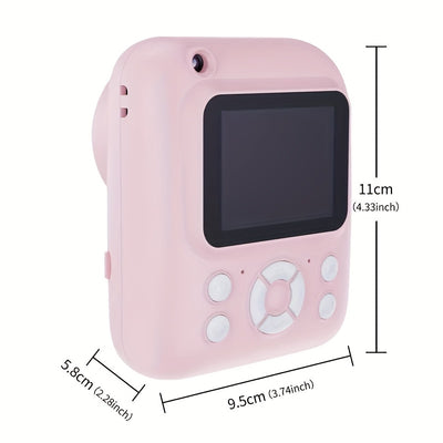 Instant-Fun Camera: HD Photos, Filter Effects, Time-lapse Selfies, Built-in Games & Music, All-in-One Fun with Type-C Fast Charging.(BLUE)