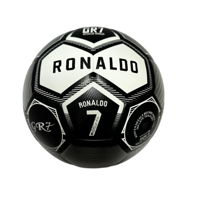 5th fans collect gifts Christmas Boxing Day black and white cool football with pump air needle net bag.soccer Awezingly