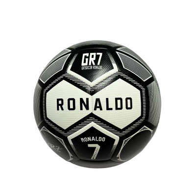 5th fans collect gifts Christmas Boxing Day black and white cool football with pump air needle net bag.soccer Awezingly