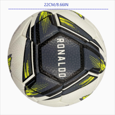 A green devil whirlwind No.5 football, PU fit material, wear-resistant and explosion-proof, including pump+air needle+net bag, Christmas Boxing Day gift，SOCCER Unique