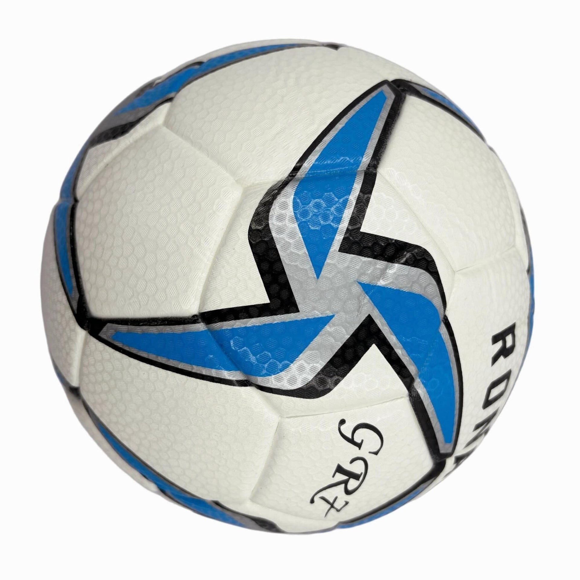 A blue windmill size5 football, PU fit material, wear-resistant and explosion-proof, including pump+air needle+net bag, Christmas Boxing Day gift,soccer Unique