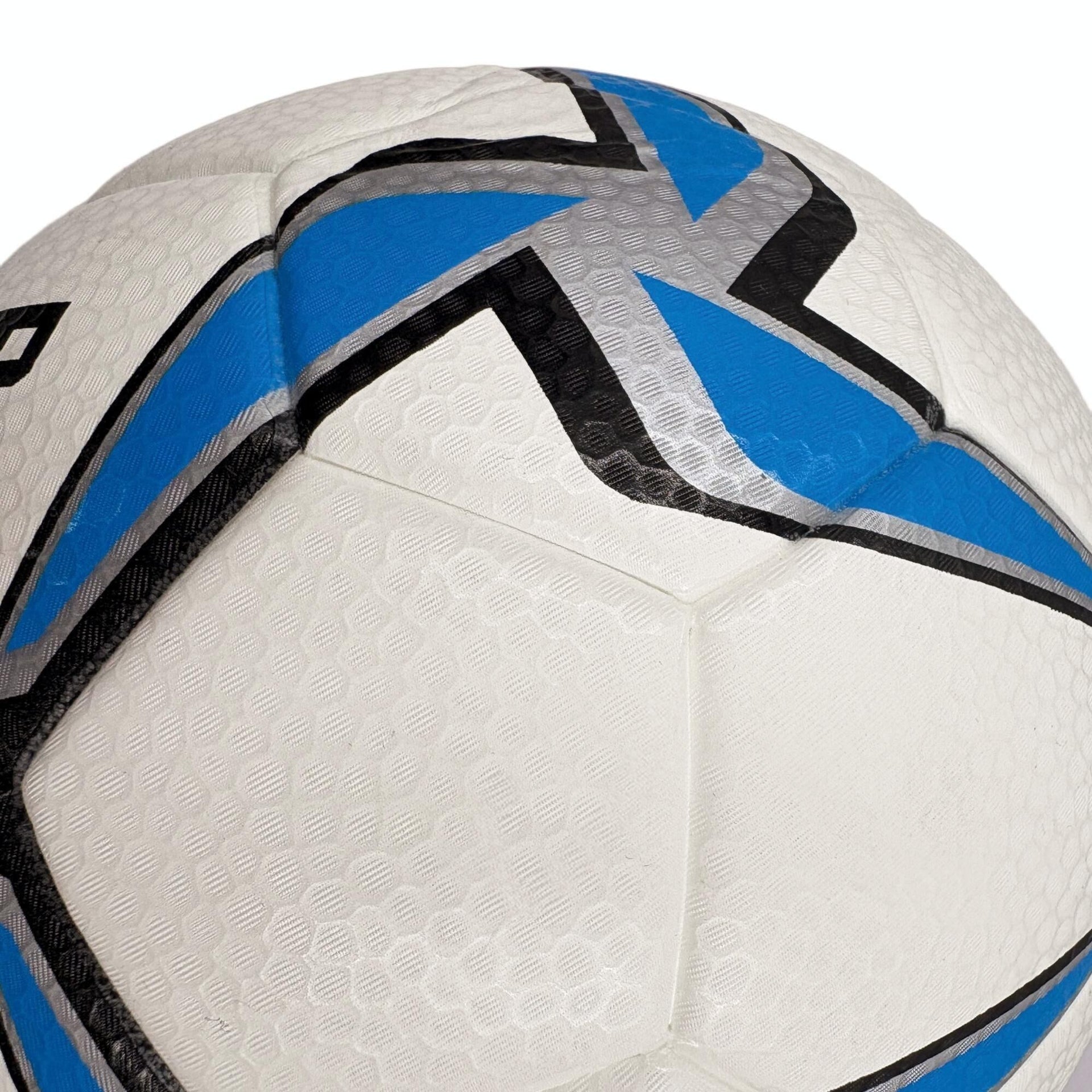 A blue windmill size5 football, PU fit material, wear-resistant and explosion-proof, including pump+air needle+net bag, Christmas Boxing Day gift,soccer Unique