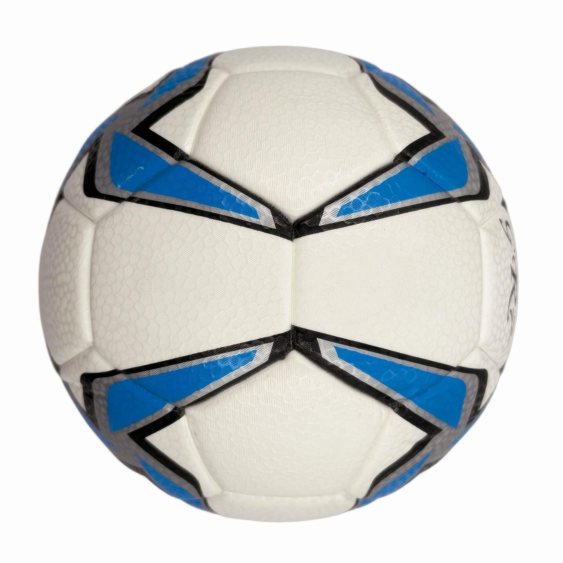 A blue windmill size5 football, PU fit material, wear-resistant and explosion-proof, including pump+air needle+net bag, Christmas Boxing Day gift,soccer Unique