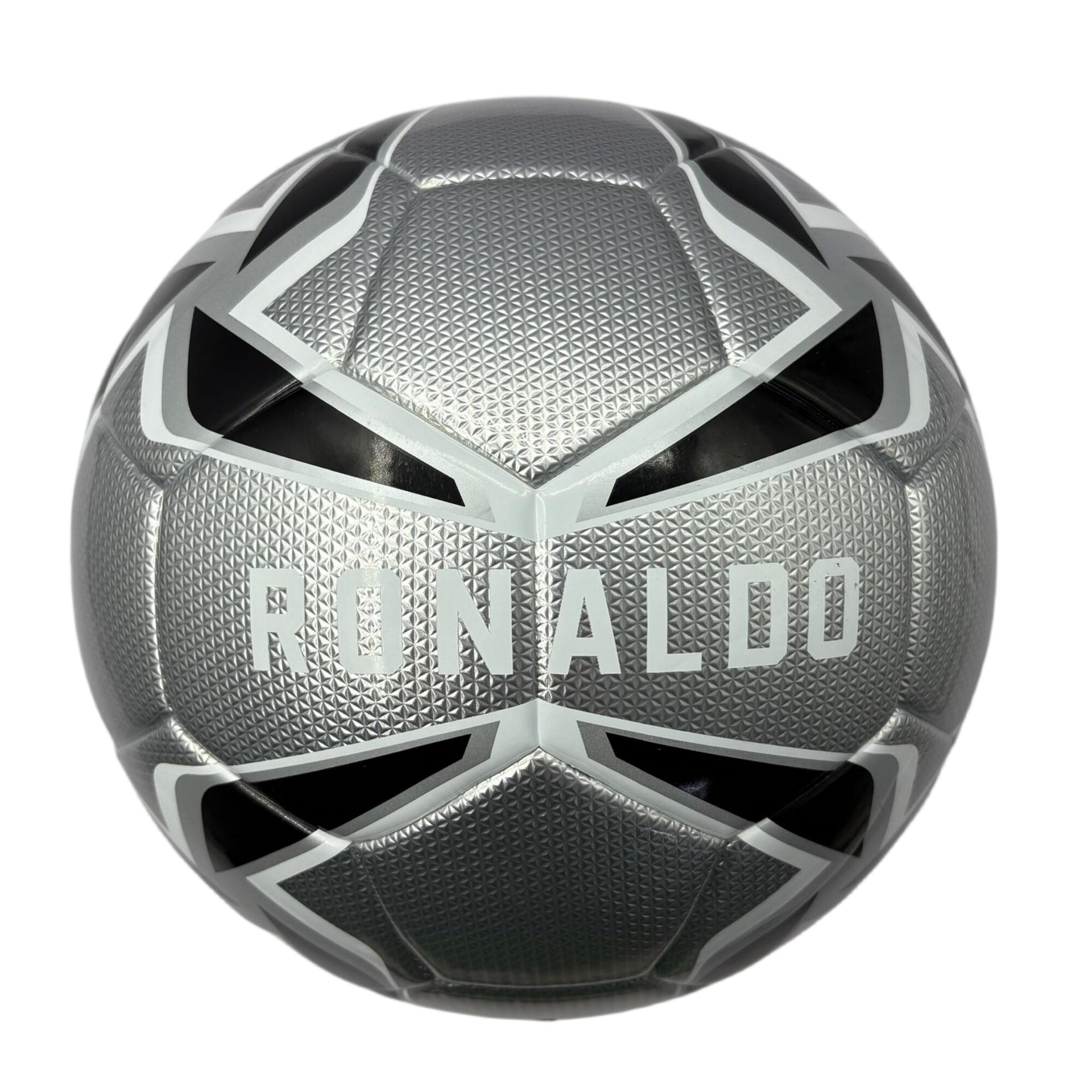 A mirror football with black and white color matching, professional anti-slip and wear-resistant design, exclusive football for fans, three-piece set with net bag, air needle and air pump, the best prize in campus competition, and a sports gift from fathe Unique