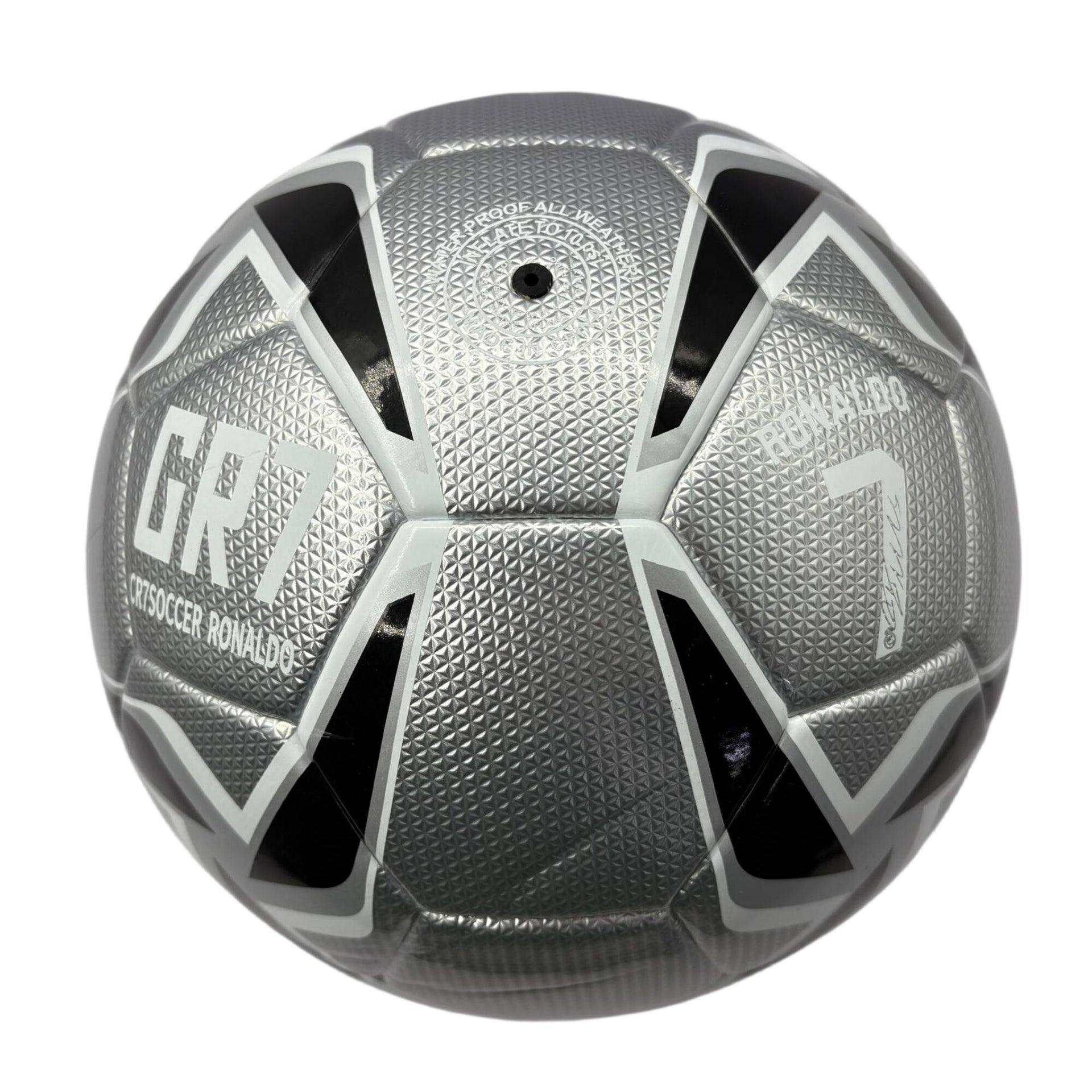 A mirror football with black and white color matching, professional anti-slip and wear-resistant design, exclusive football for fans, three-piece set with net bag, air needle and air pump, the best prize in campus competition, and a sports gift from fathe Unique