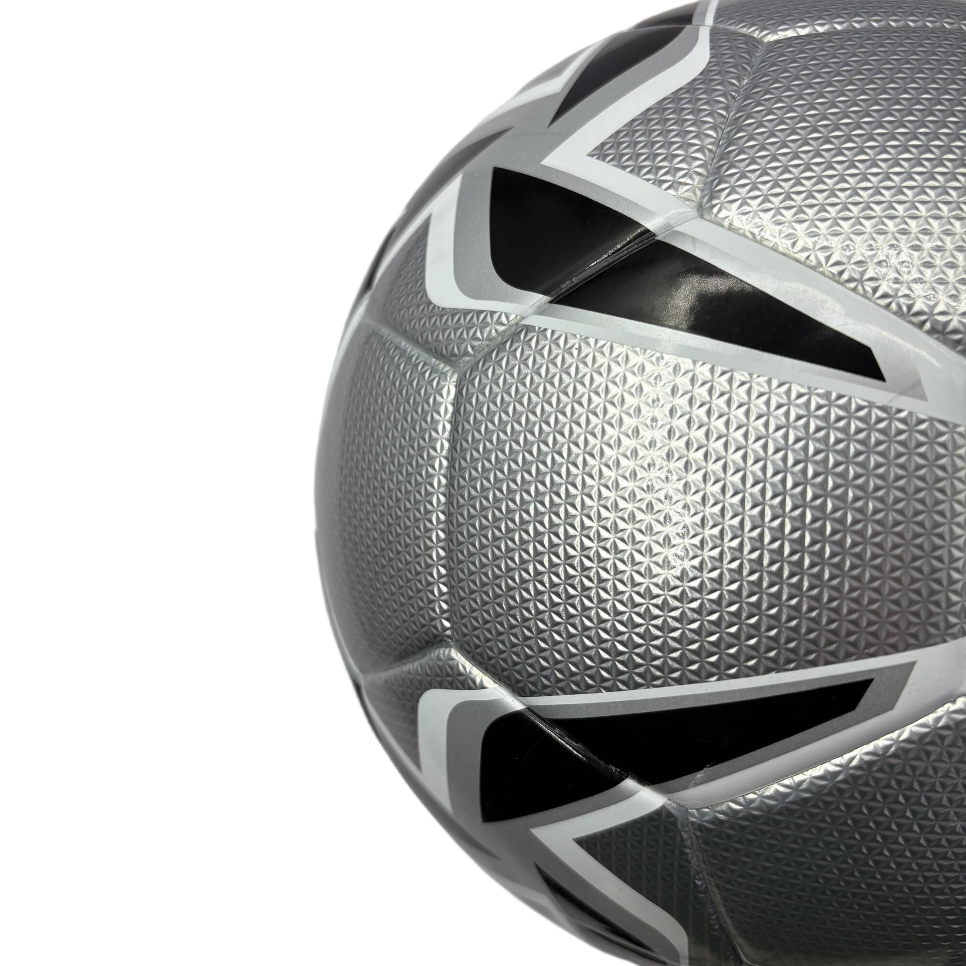 A mirror football with black and white color matching, professional anti-slip and wear-resistant design, exclusive football for fans, three-piece set with net bag, air needle and air pump, the best prize in campus competition, and a sports gift from fathe Unique