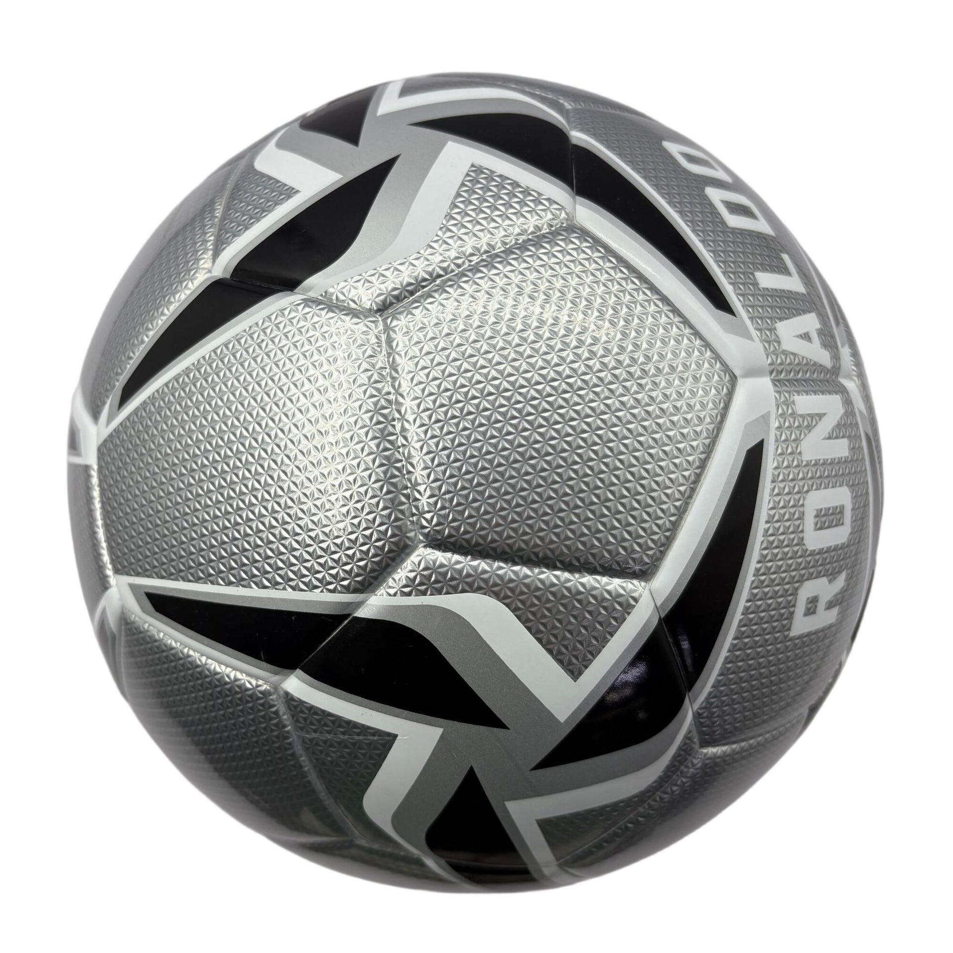 A mirror football with black and white color matching, professional anti-slip and wear-resistant design, exclusive football for fans, three-piece set with net bag, air needle and air pump, the best prize in campus competition, and a sports gift from fathe Unique