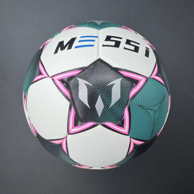 Commemorative high-quality No. 5 football - made of PU material, explosion-proof, waterproof, wear-resistant, soft and does not hurt feet. Three-piece set of net bag, air needle and air pump, suitable for competitions, training, indoor/outdoor entertainme Unique