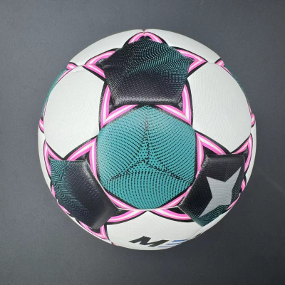 Commemorative high-quality No. 5 football - made of PU material, explosion-proof, waterproof, wear-resistant, soft and does not hurt feet. Three-piece set of net bag, air needle and air pump, suitable for competitions, training, indoor/outdoor entertainme Unique