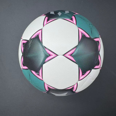 Commemorative high-quality No. 5 football - made of PU material, explosion-proof, waterproof, wear-resistant, soft and does not hurt feet. Three-piece set of net bag, air needle and air pump, suitable for competitions, training, indoor/outdoor entertainme Unique