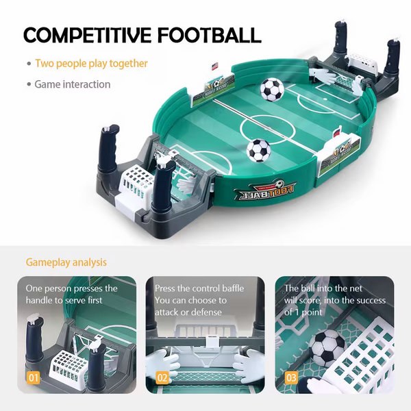 Children's interactive tabletop football game, 5 balls, educational sports tabletop toy, plastic frame, suitable for Valentine's Day, Easter and birthday gifts Unique