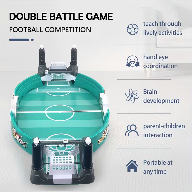 Children's interactive tabletop football game, 5 balls, educational sports tabletop toy, plastic frame, suitable for Valentine's Day, Easter and birthday gifts Unique