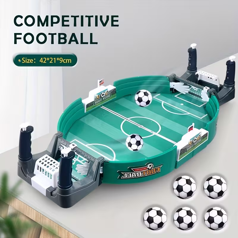 Children's interactive tabletop football game, 5 balls, educational sports tabletop toy, plastic frame, suitable for Valentine's Day, Easter and birthday gifts Unique