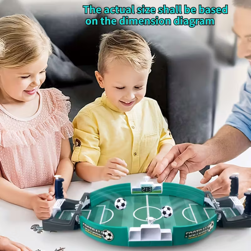 Children's interactive tabletop football game, 5 balls, educational sports tabletop toy, plastic frame, suitable for Valentine's Day, Easter and birthday gifts Unique
