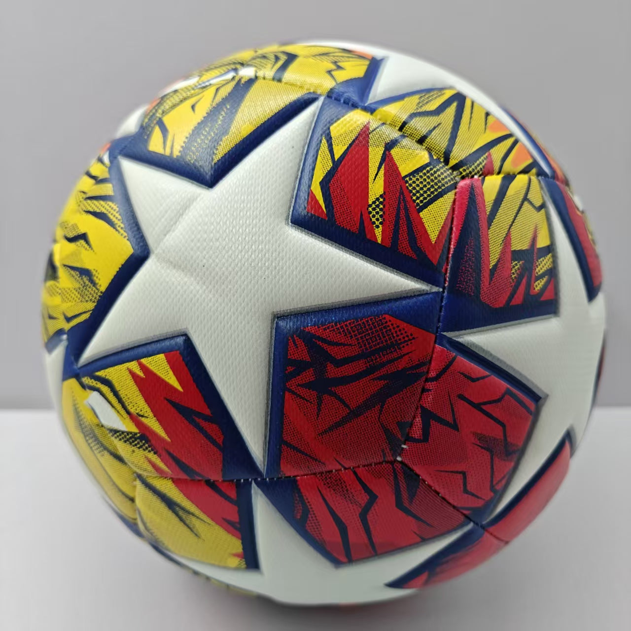 European Champions League painted football, seamless fit, perfect for family, school, club entertainment training and game excellent football Unique