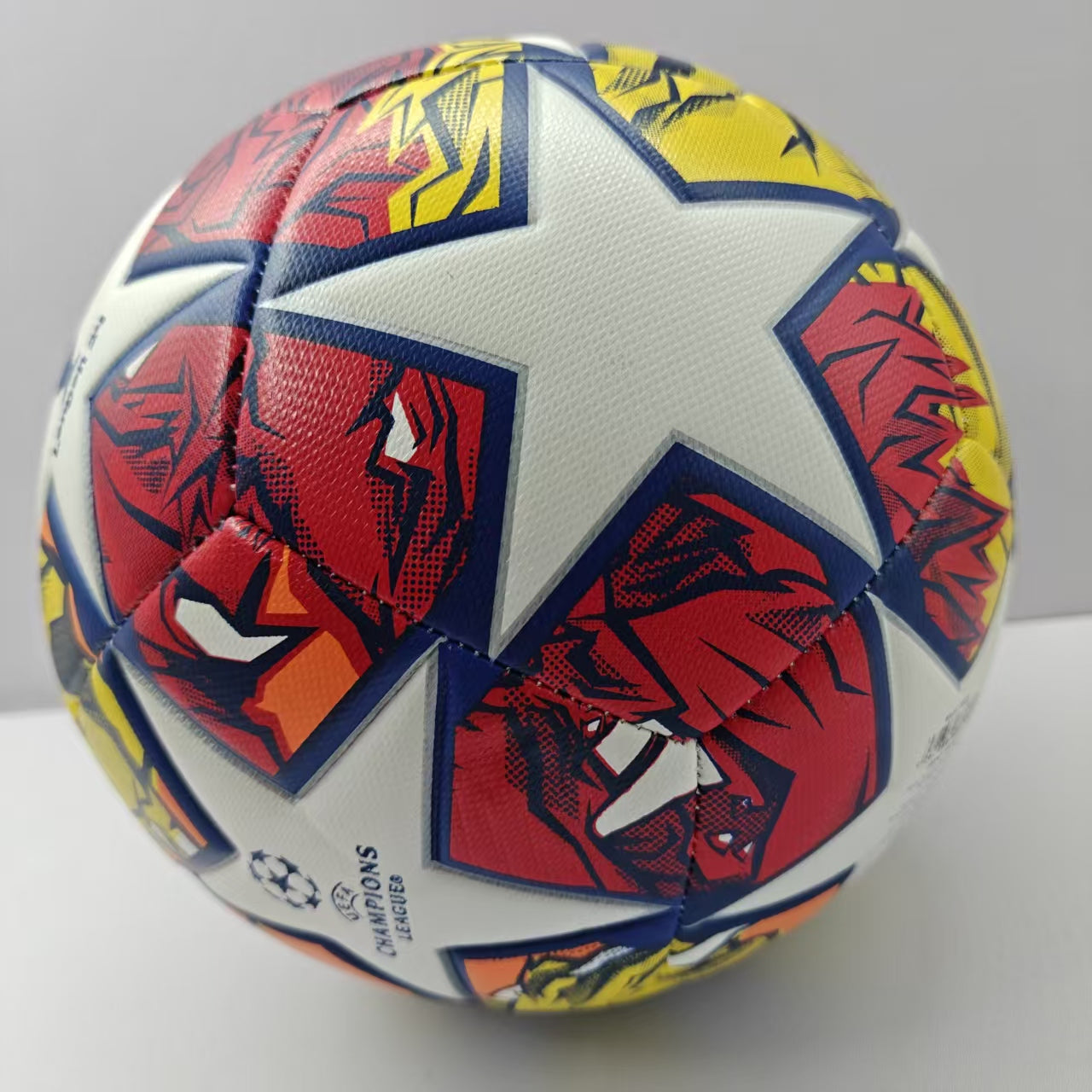 European Champions League painted football, seamless fit, perfect for family, school, club entertainment training and game excellent football Unique