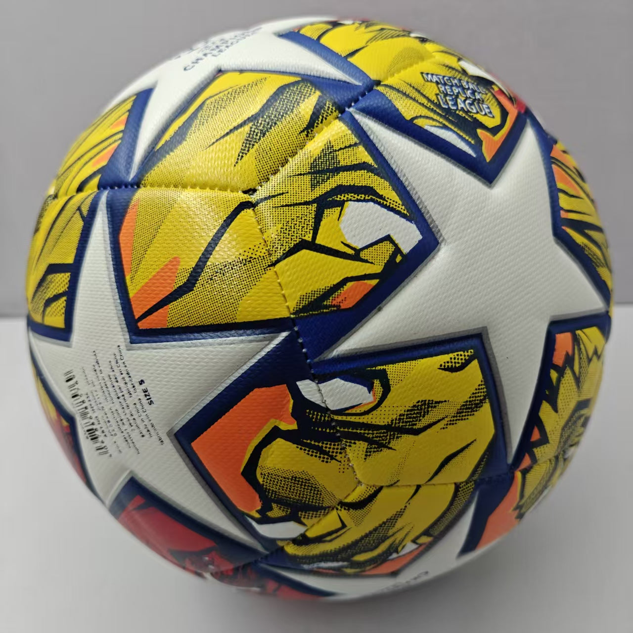 European Champions League painted football, seamless fit, perfect for family, school, club entertainment training and game excellent football Unique