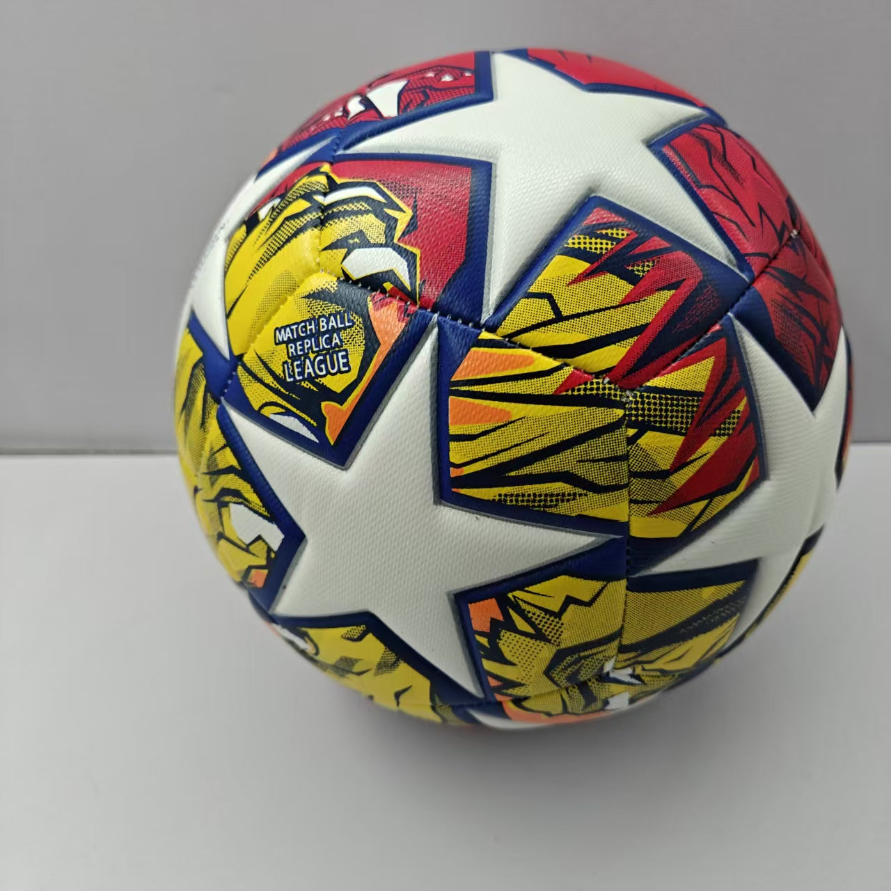 European Champions League painted football, seamless fit, perfect for family, school, club entertainment training and game excellent football Unique