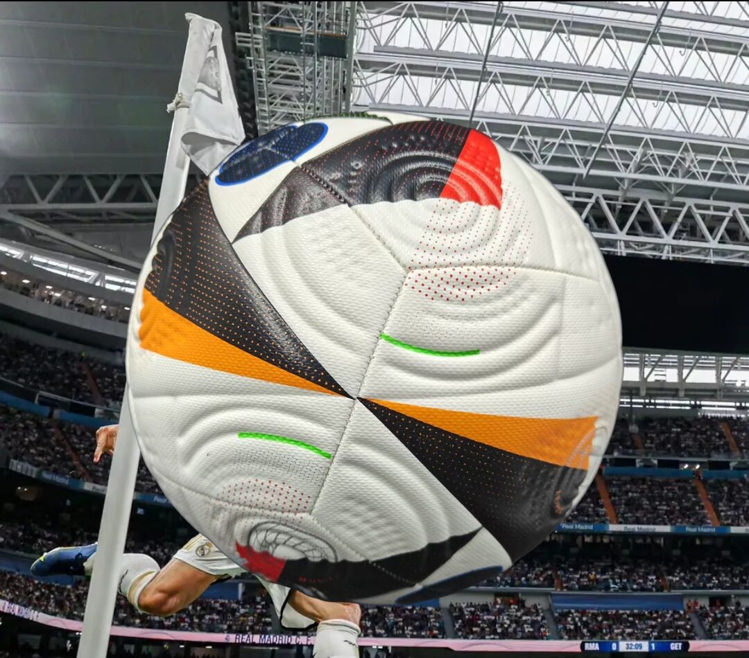 Euro Cup group stage football, special black and white pattern PU ultra-durable kicking soft new fashion event-specific football Unique