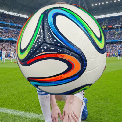 2022 World Cup, adult football, PIU leather wear-resistant high-appearance football Awezingly