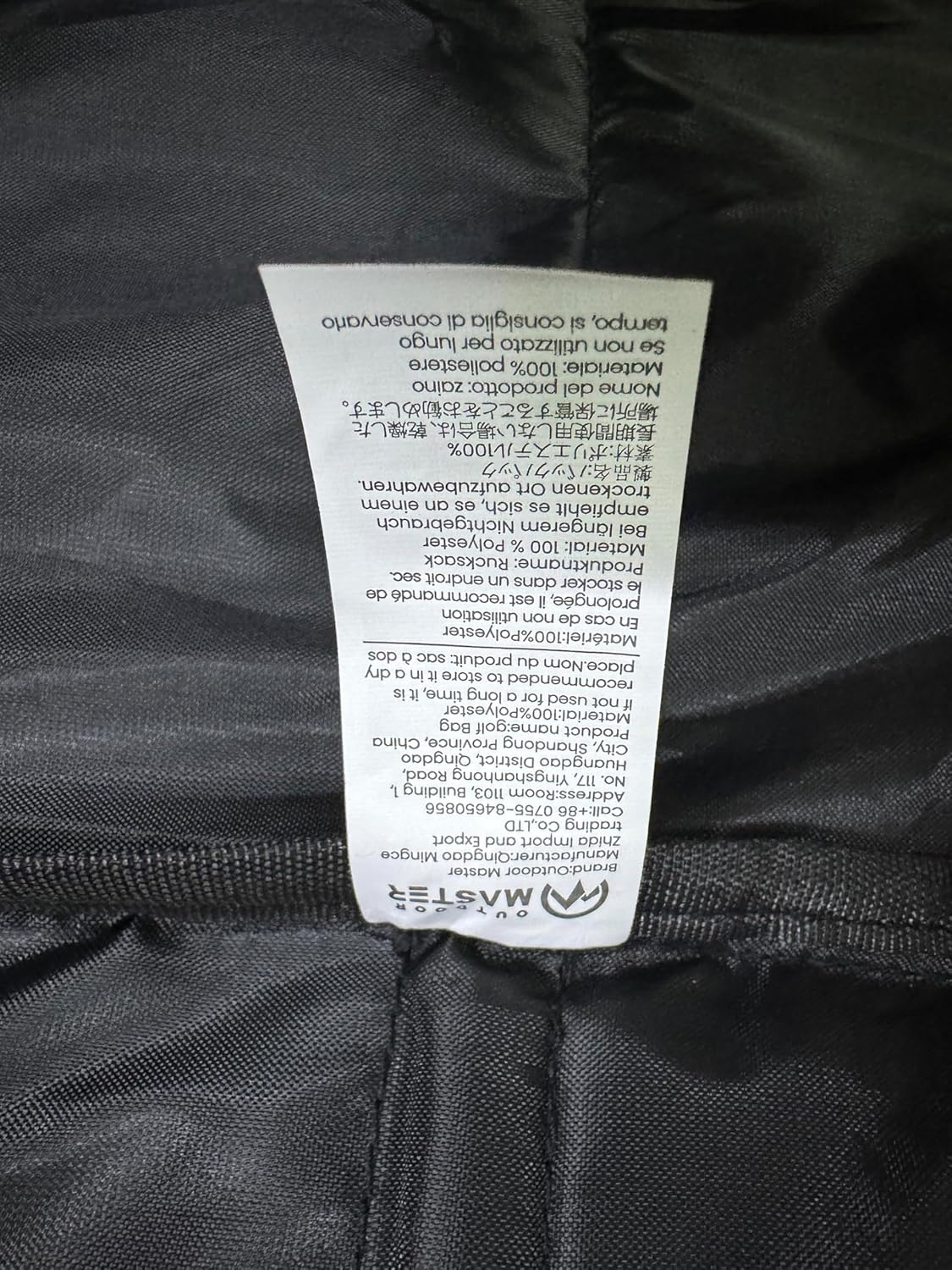 OutdoorMaster Padded Golf Club Travel Bag with Wheels, 900D Heavy Duty Oxford Waterproof -Alligators-Blue OutdoorMaster