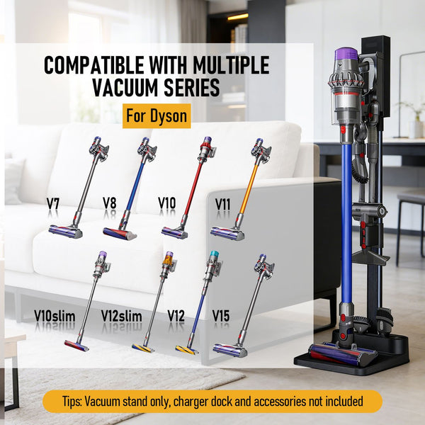 Freestanding Holder for Dyson Vacuum Stand – Suitable for Dyson V6 V7 V8 V10 V11 V12 V15 Vacuum Cleaners Awezingly
