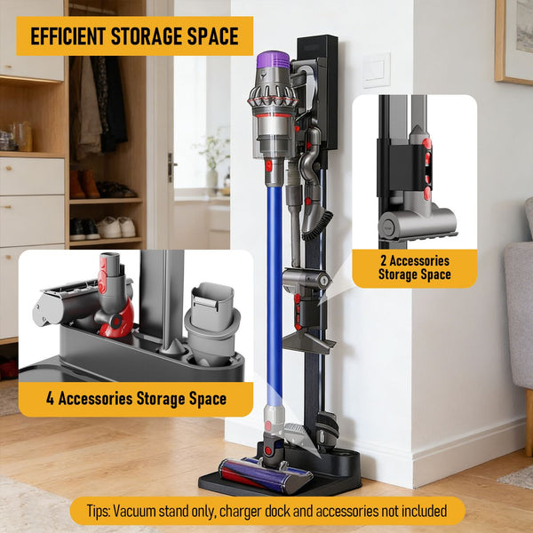 Freestanding Holder for Dyson Vacuum Stand – Suitable for Dyson V6 V7 V8 V10 V11 V12 V15 Vacuum Cleaners Awezingly