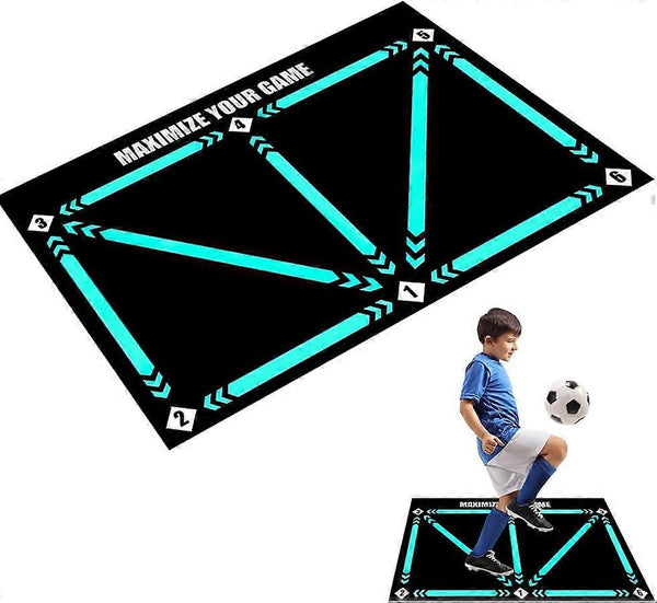 Football Training Mat Silent Step Mat 60x90cm Unique