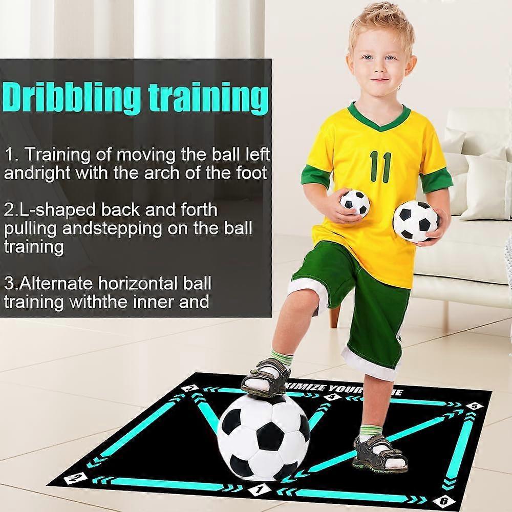 Football Training Mat Silent Step Mat 60x90cm Unique