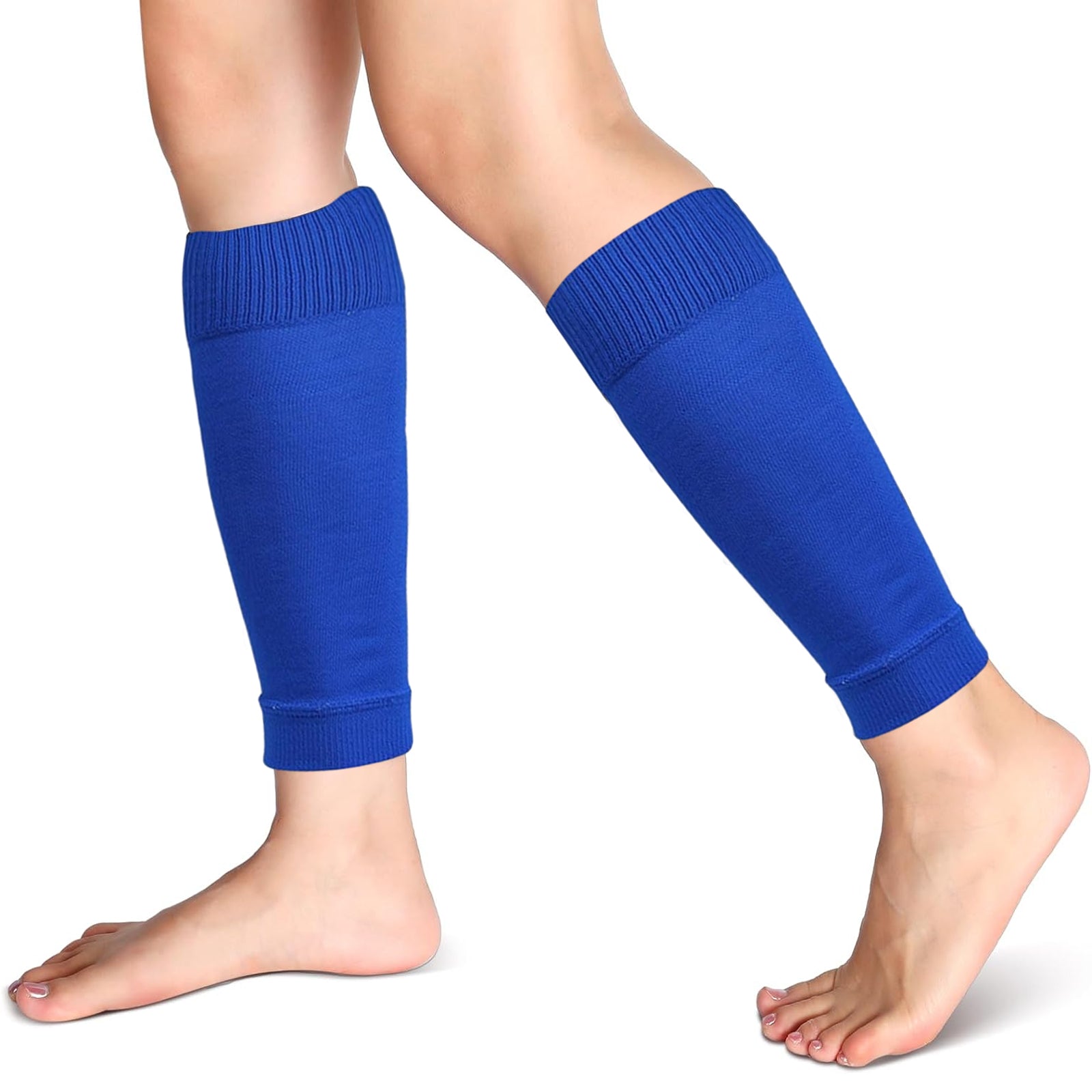 Soccer Shin Guards Sleeves Leg Socks Compatible with Football Socks for Unisex Children Youth Unique