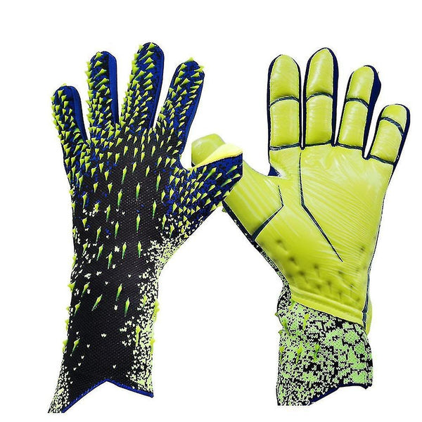 Football Goalkeeper Gloves for Kids Durable Green Size 6 Unique