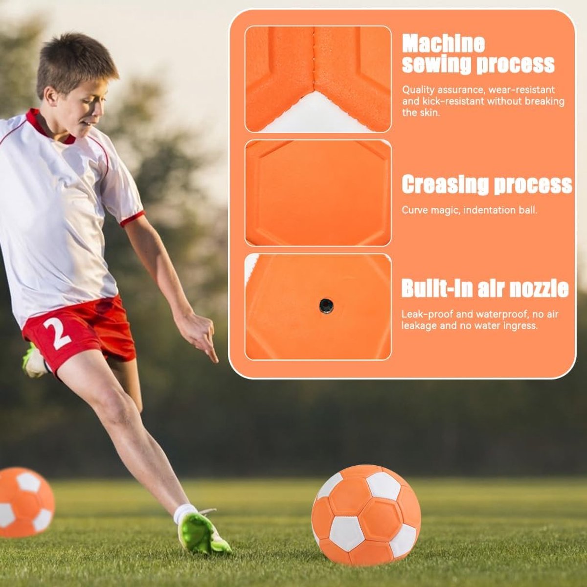 Curveball - Curve ball for outdoor games, 20 cm - fun - ideal gift for children - Soccer ball - Soccer training equipment - Kickerball - Soccer equipment - Balls - Curve ball